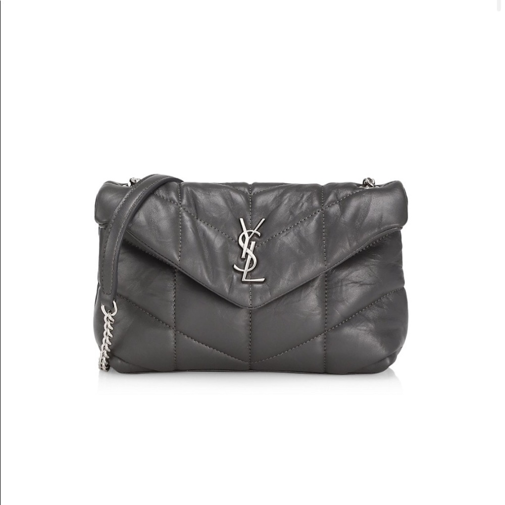 Mini Loulou Puffer Leather Crossbody Bag